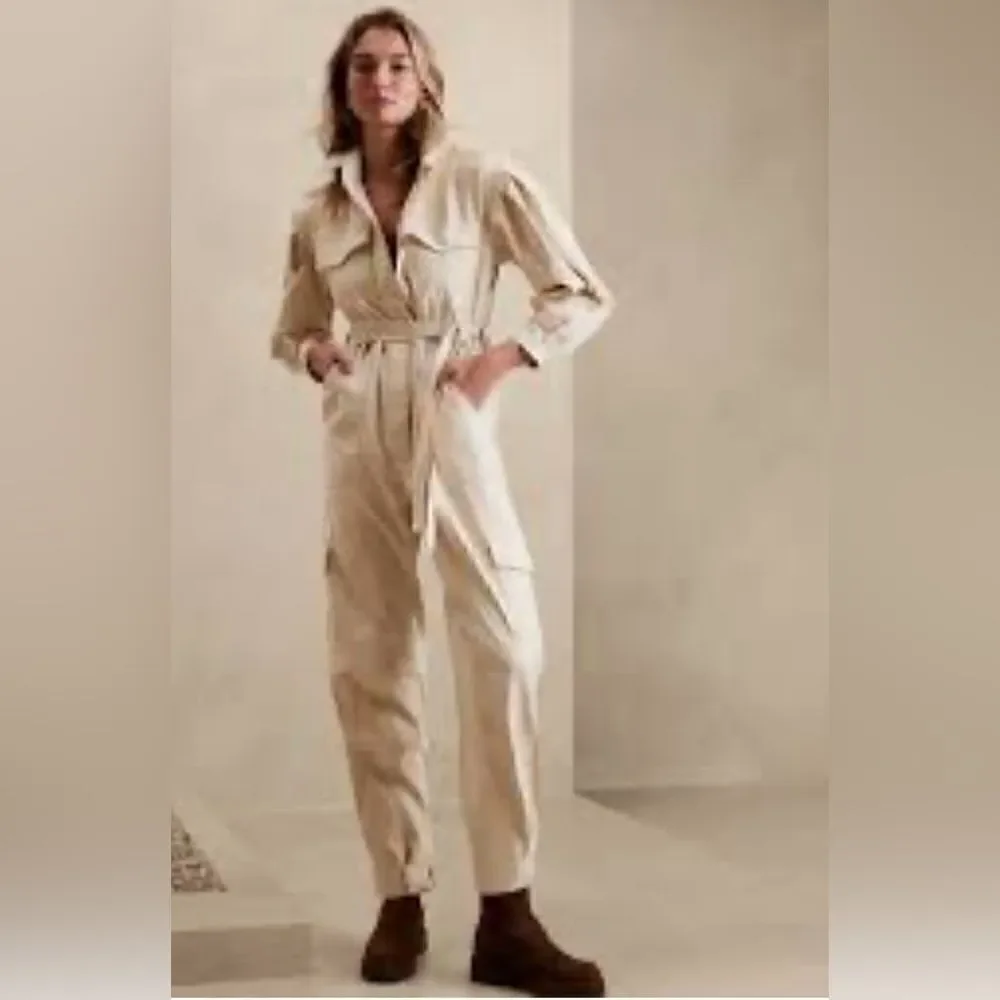 Banana Republic Andi Moleskin Flight Jumpsuit